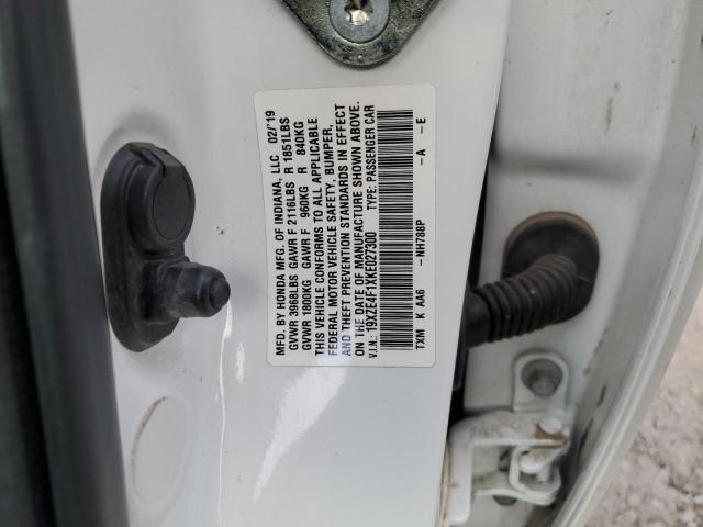 19XZE4F1XKE027300 Honda Insight Lx