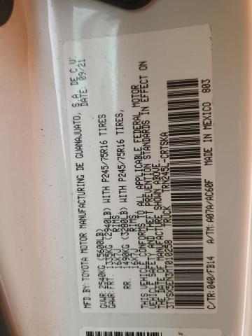 3TYSX5EN3MT010258 Toyota Tacoma Access Cab