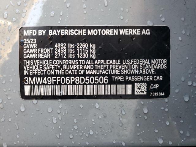 3MW49FF06P8D50506 BMW M340XI