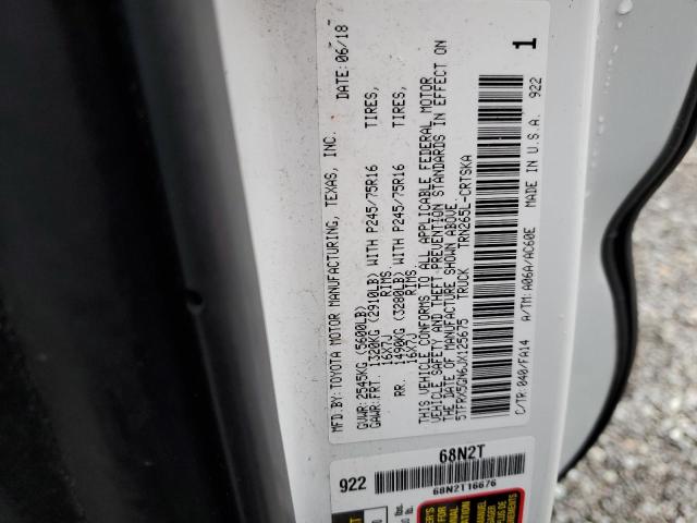 5TFRX5GN6JX125675 Toyota Tacoma Access Cab
