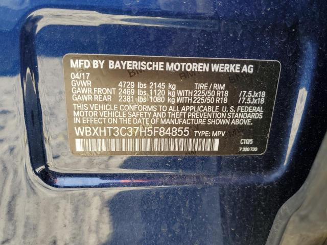 WBXHT3C37H5F84855 BMW X1 Xdrive28i