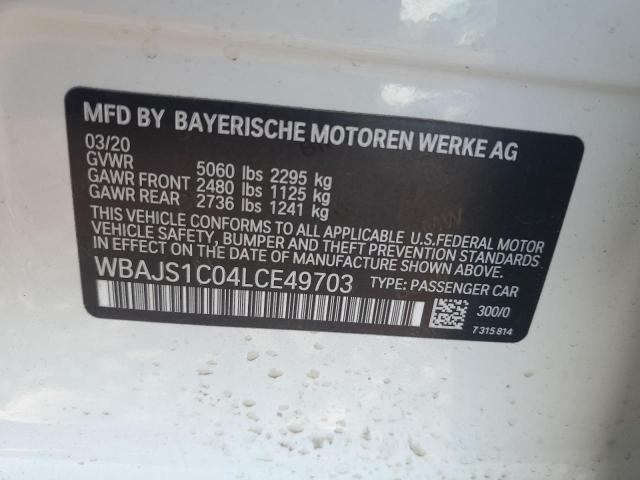 WBAJS1C04LCE49703 BMW 540 I