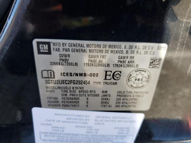 3GTU2UEC2FG292454 GMC Sierra K1500 Sle
