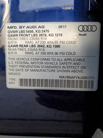 WA1BNAFY4J2051711 Audi Q5 Premium Plus