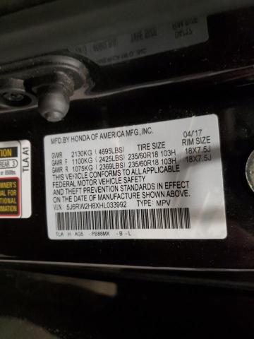 5J6RW2H8XHL033992 Honda CR-V EXL