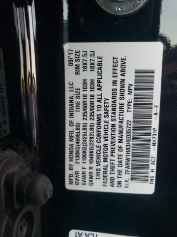 7FARW1H83HE035722 Honda CR-V EXL