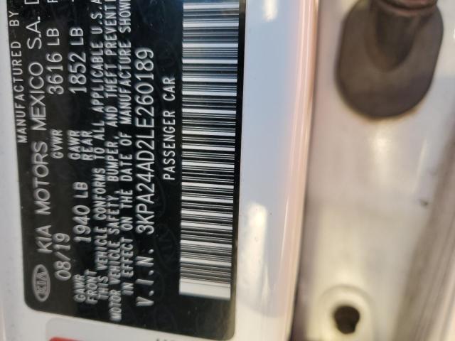 3KPA24AD2LE260189 KIA RIO LX