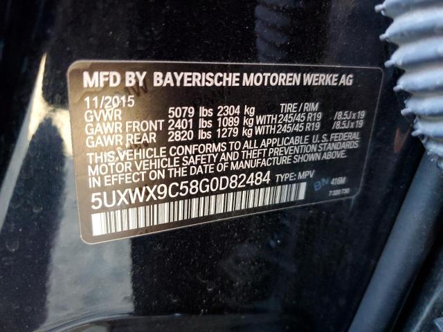 5UXWX9C58G0D82484 BMW X3 Xdrive28i