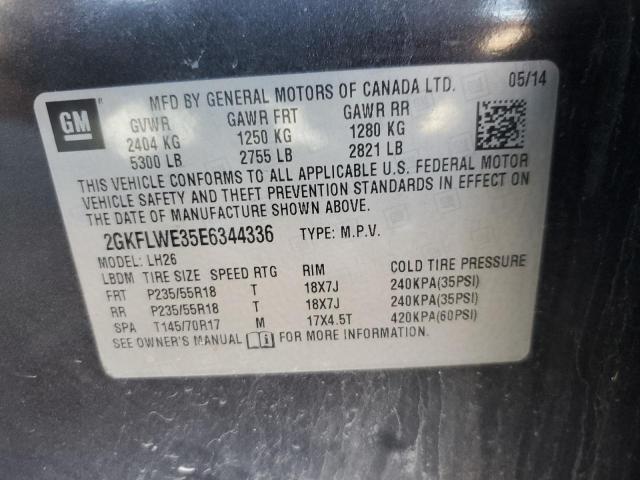 2GKFLWE35E6344336 GMC Terrain Sle