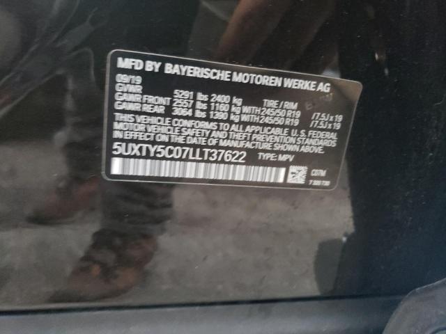 5UXTY5C07LLT37622 BMW X3 Xdrive30i