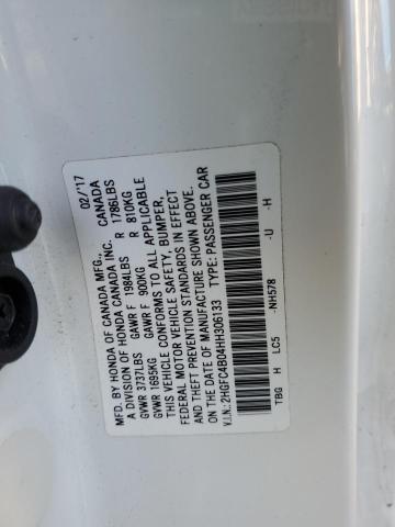 2HGFC4B04HH306133 Honda Civic Lx