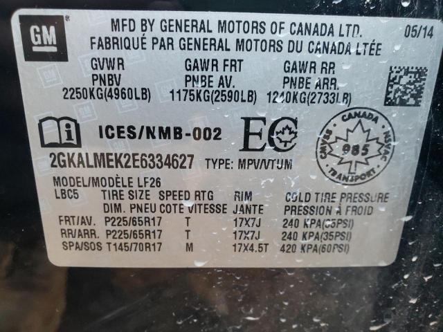2GKALMEK2E6334627 GMC Terrain Sle