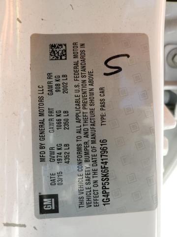 1G4PP5SK6F4179616 Buick Verano
