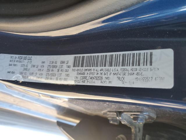1C6RREJT4KN792539 RAM 1500 Laie