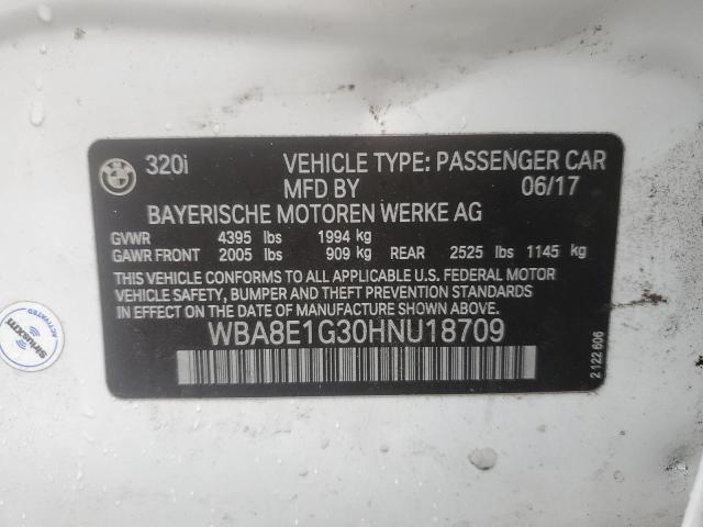 WBA8E1G30HNU18709 BMW 320 I