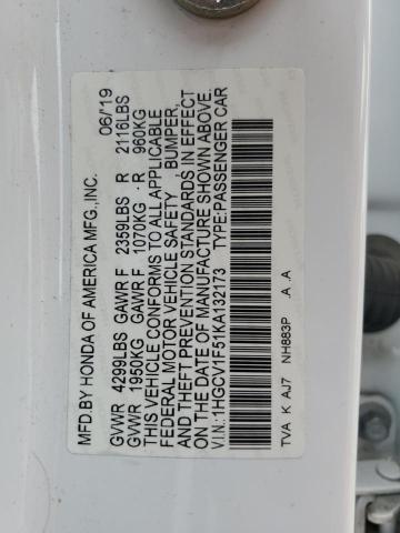 1HGCV1F51KA132173 Honda ACCORD EXL
