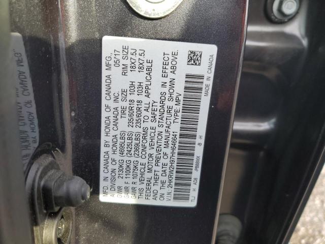 2HKRW2H97HH646641 Honda Cr-v Touring