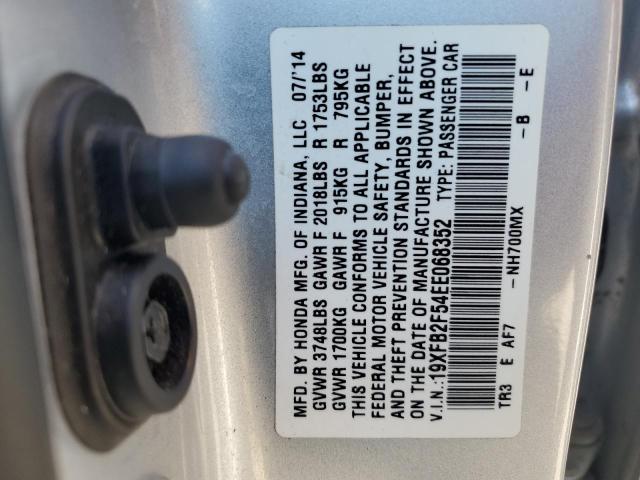 19XFB2F54EE068352 Honda Civic Lx