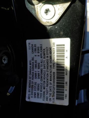 2HGFC2F51HH504209 Honda Civic Lx