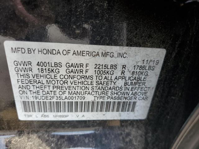 19UDE2F35LA001709 Acura ILX