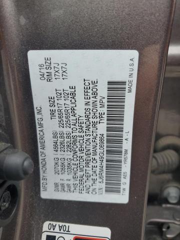 5J6RM4H49GL069864 Honda CR-V SE
