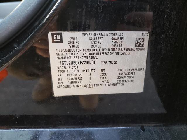 1GTV2UECXEZ206701 GMC Sierra K1500 Sle