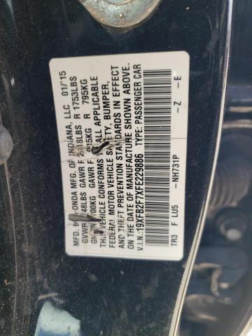 19XFB2F7XFE229886 Honda CIVIC SE