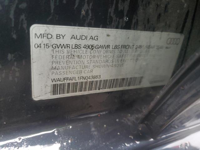 WAUFFAFL1FN043853 Audi A4 Premium Plus