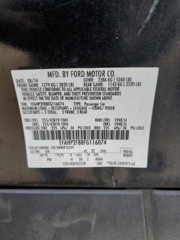 1FAHP2F88FG116074 Ford Taurus Limited