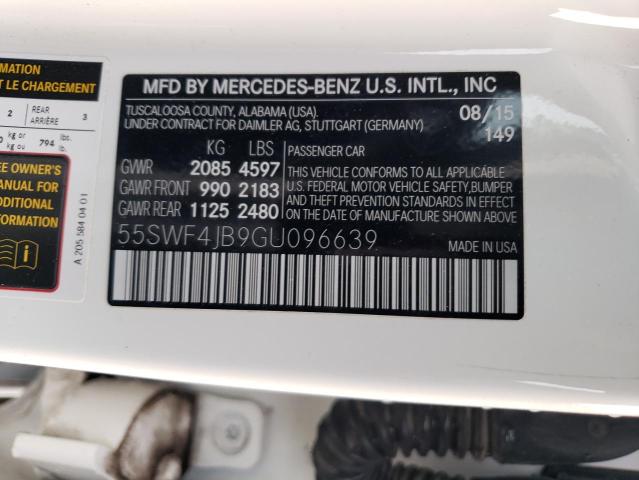 55SWF4JB9GU096639 Mercedes-Benz C 300