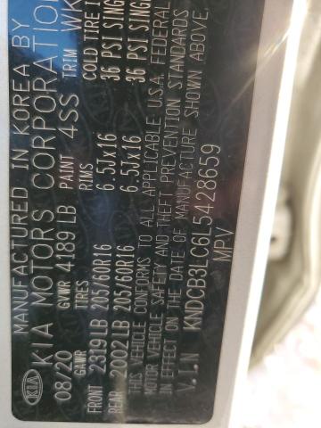 KNDCB3LC6L5428659 KIA NIRO LX