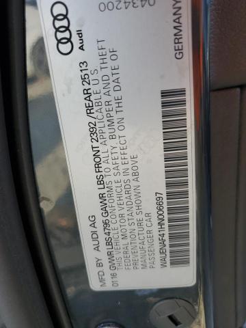 WAUENAF41HN006697 Audi A4 Premium Plus