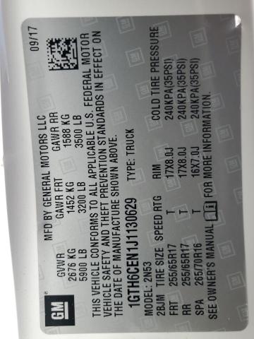 1GTH6CEN1J1130629 GMC CANYON SLE