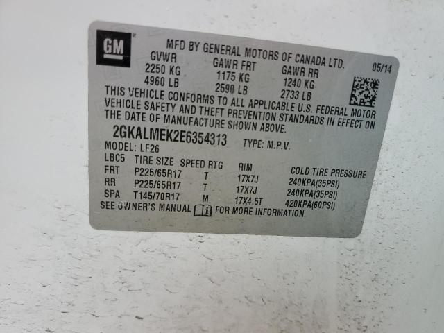 2GKALMEK2E6354313 GMC Terrain Sle