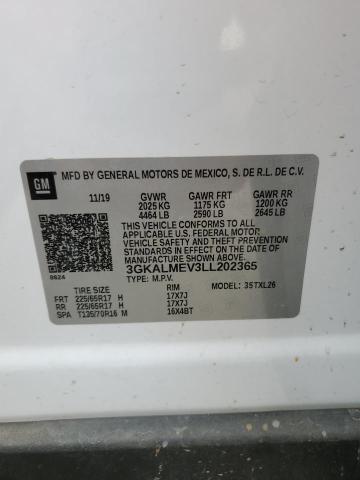 3GKALMEV3LL202365 GMC Terrain Sle