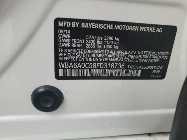 WBA6A0C58FD318736 BMW 640 I Gran Coupe