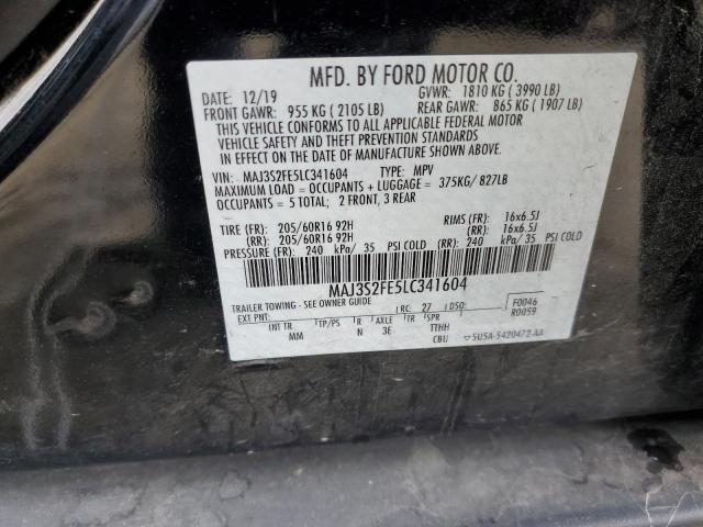 MAJ3S2FE5LC341604 Ford ECOSPORT S