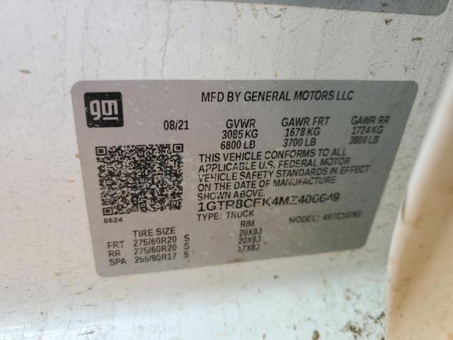 1GTR8CEK4MZ406649 GMC Sierra C1500 Elevation