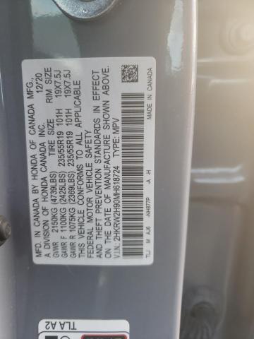 2HKRW2H90MH618724 Honda Cr-v Touring