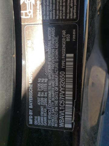 WBAVL1C57FVY32650 BMW X1 Xdrive28i