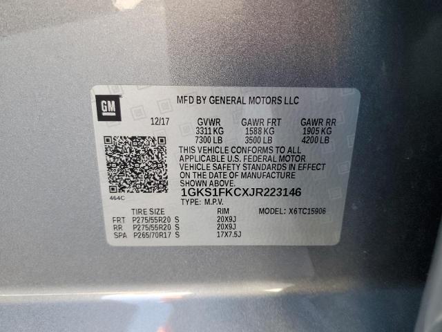1GKS1FKCXJR223146 GMC Yukon Xl C1500 Sle