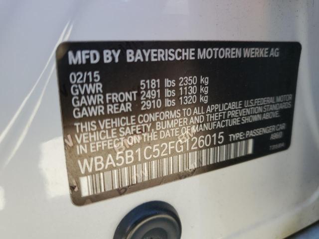 WBA5B1C52FG126015 BMW 535 I