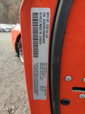 2C3CDZFJ2MH539229 Dodge Challenger R/t Scat Pack