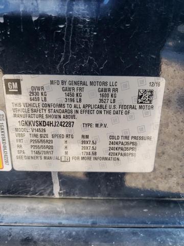 1GKKVSKD4HJ242287 GMC Acadia Limited Slt-2