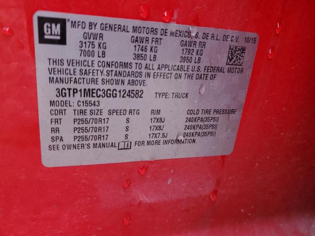 3GTP1MEC3GG124582 GMC Sierra C1500 Sle