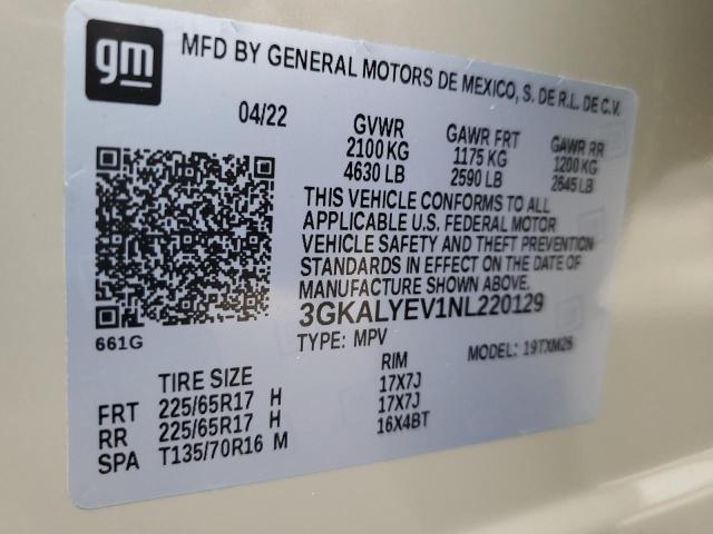 3GKALYEV1NL220129 GMC Terrain At4