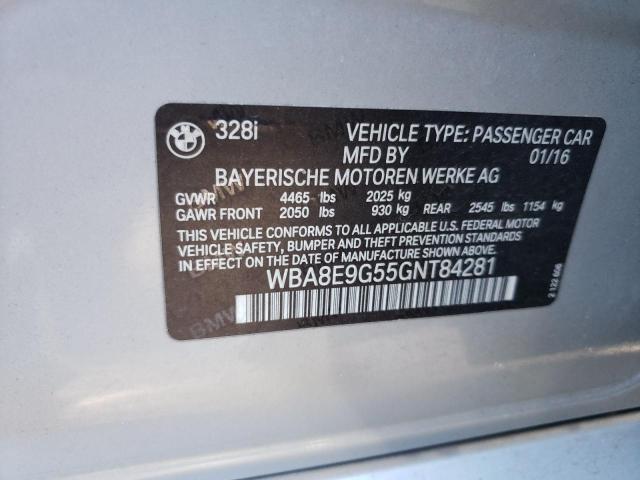 WBA8E9G55GNT84281 BMW 328 I Sulev