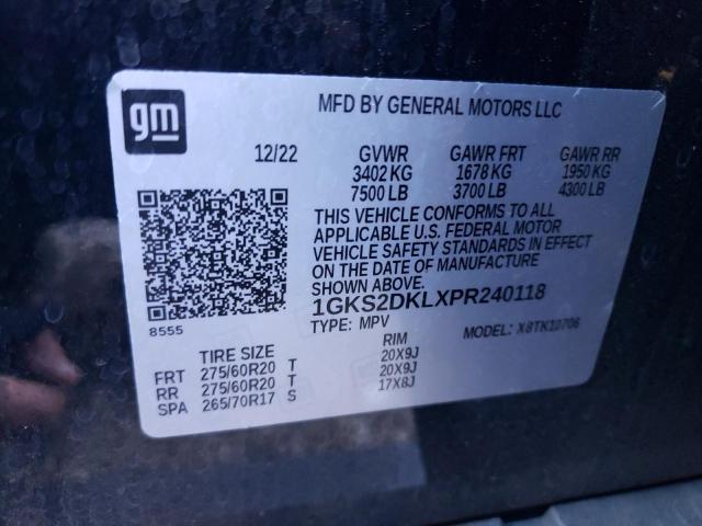 1GKS2DKLXPR240118 GMC YUKON DENALI