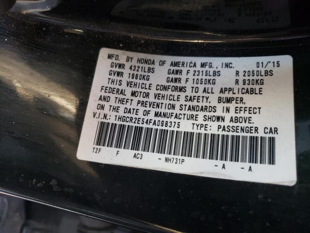 1HGCR2E54FA098375 Honda Accord Sport