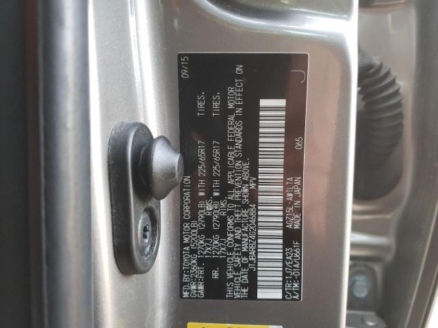 JTJBARBZ4G2046884 Lexus Nx 200t Base